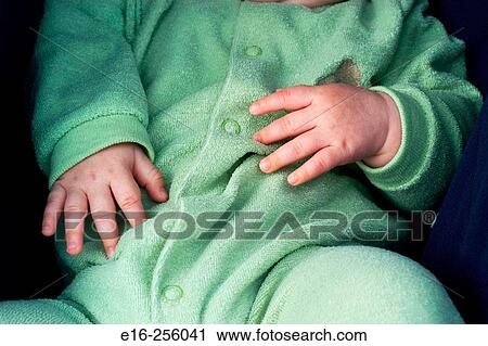 Stock Image - baby hands. Fotosearch