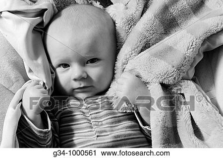 Stock Image - Baby portrait. Fotosearch