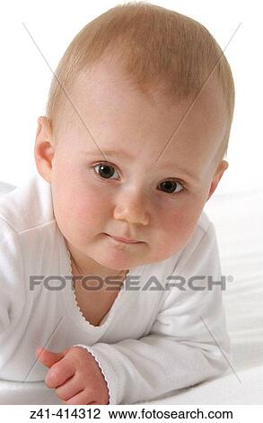 Stock Image - Baby portrait. Fotosearch