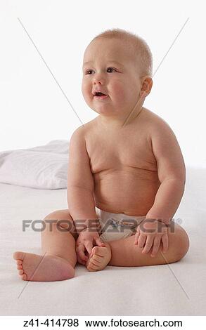 Stock Photo - Baby portrait. Fotosearch