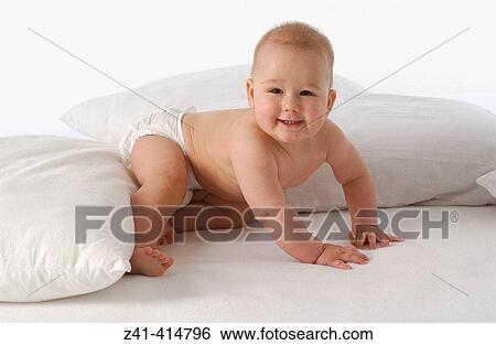 Stock Photograph - Baby portrait. Fotosearch