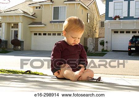 baby sitting outside View Large Photo Image Picture - baby sitting outside. Fotosearch