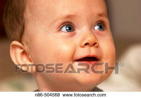 Stock Photo - Baby smiling. Fotosearch