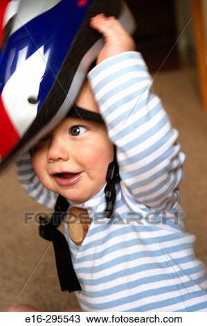 baby with bike helmet View Large Photo Image Stock Image - baby with bike helmet. Fotosearch