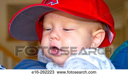 Baby with hat View Large Photo Image Stock Image - Baby with hat. Fotosearch