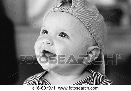 Baby with hat View Large Photo Image Stock Image - Baby with hat. Fotosearch