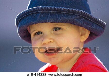 baby with hat View Large Photo Image Stock Photo - baby with hat. Fotosearch