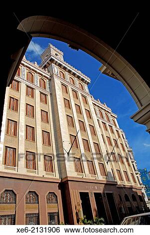 Bacardi Building, Art Deco Ol havana. View Large Photo Image Stock Photograph - Bacardi Building, Art Deco Ol havana.. Fotosearch