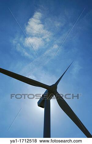 Back light on windturbine, Lorraine region, France View Large Photo Image Stock Photo - Back light on windturbine, Lorraine region, France. Fotosearch