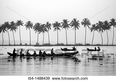 Backwaters in Kerala View Large Photo Image Stock Photo - Backwaters in Kerala. Fotosearch