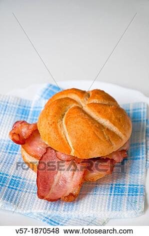Stock Photo - Bacon sandwich. Fotosearch
