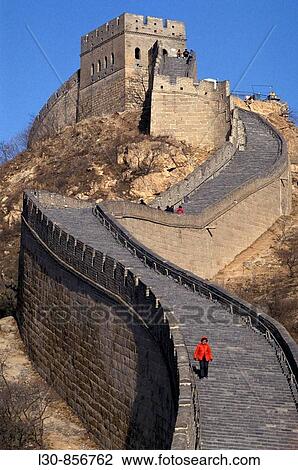 Stock Image - Badaling, Great Wall, Beijing region, China. Fotosearch