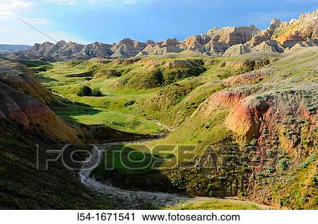 Stock Image - Badlands National Park South Dakota. Fotosearch