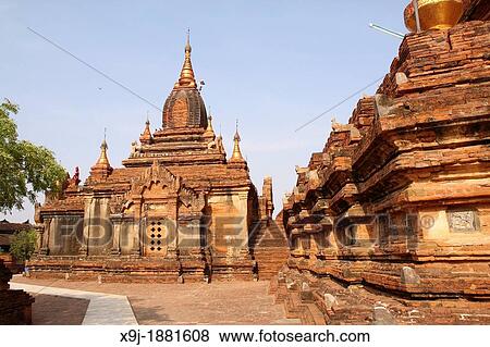 Bagan, temples, general aerial view of pagoda in Bagan, Myanmar, Burma View Large Photo Image Stock Photo - Bagan, temples, general aerial view of pagoda in Bagan, Myanmar, Burma. Fotosearch