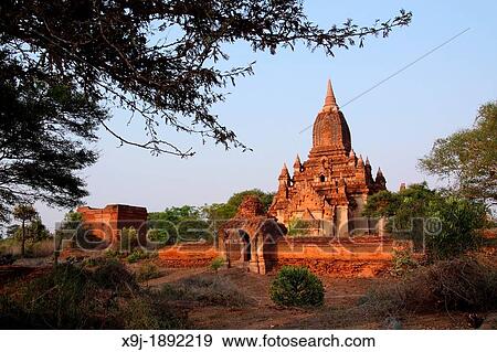 Bagan, temples, general aerial view of pagoda in Bagan, Myanmar, Burma View Large Photo Image Stock Photo - Bagan, temples, general aerial view of pagoda in Bagan, Myanmar, Burma. Fotosearch