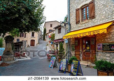 Stock Photo - bakery at Trigance village at Jabron Valley, Gorges de Verdon, Alpes de Haut Provence, France. Fotosearch
