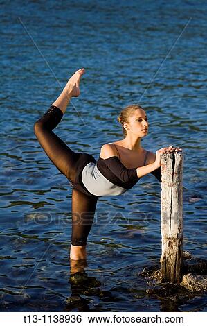 Ballerina is dancing in water View Large Photo Image Stock Photograph - Ballerina is dancing in water. Fotosearch
