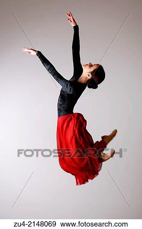 Ballerina jumping View Large Photo Image Stock Photo - Ballerina jumping. Fotosearch