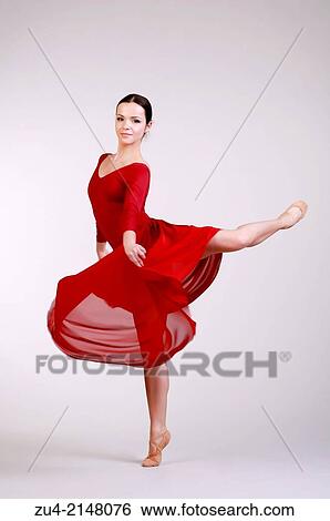Stock Photograph - Ballerina posing. Fotosearch