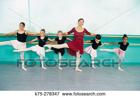 Ballet class View Large Photo Image Stock Photo - Ballet class. Fotosearch
