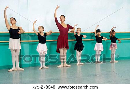 Stock Photo - Ballet class. Fotosearch
