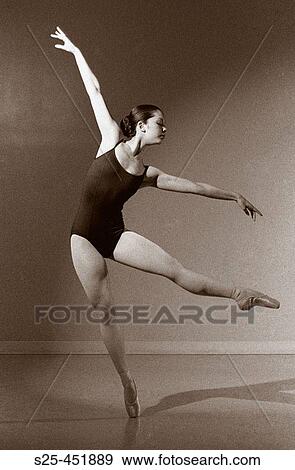 Ballet Dancing Woman at Studio, Tustin, California. USA. View Large Photo Image Stock Photo - Ballet Dancing Woman at Studio, Tustin, California. USA.. Fotosearch