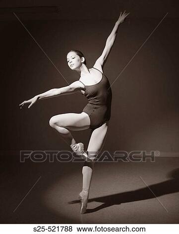 Ballet Dancing Woman at Studio, Tustin, California, MR #1051 View Large Photo Image Stock Photo - Ballet Dancing Woman at Studio, Tustin, California, MR #1051. Fotosearch