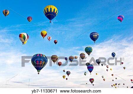 Balloon Festival Albuquerque, New Mexico, Usa View Large Photo Image Stock Image - Balloon Festival Albuquerque, New Mexico, Usa. Fotosearch