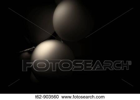 Stock Image - Balloons Monochrome. Fotosearch