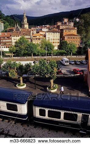Balmaseda Station in Basque Country. Transcantabrian train through the north of Spain View Large Photo Image Stock Image - Balmaseda Station in Basque Country. Transcantabrian train through the north of Spain. Fotosearch