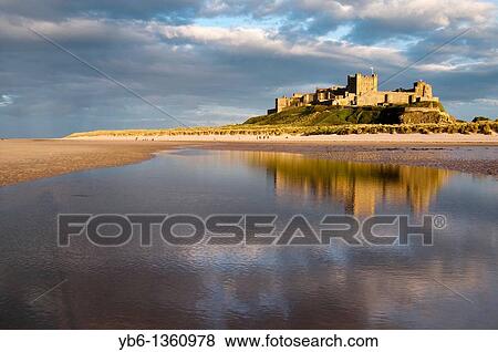 Bamburgh Castle in Berwick Upon Tweed, England, UK View Large Photo Image Stock Photo - Bamburgh Castle in Berwick Upon Tweed, England, UK. Fotosearch