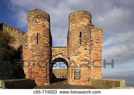 Bamburgh, Norman castle, by the 1st Baron Armstrong, Northumberland, UK View Large Photo Image Stock Image - Bamburgh, Norman castle, by the 1st Baron Armstrong, Northumberland, UK. Fotosearch