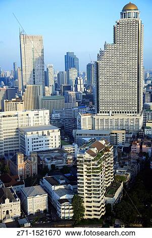 Bangkok skyline, general aerial view, Thailand View Large Photo Image Stock Image - Bangkok skyline, general aerial view, Thailand. Fotosearch