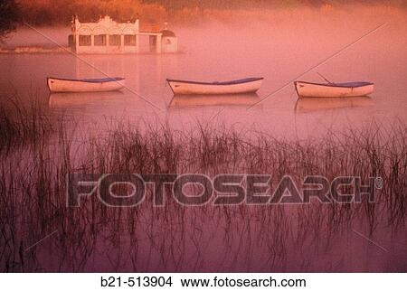Picture - Banyoles lake. Girona province, Catalonia, Spain. Fotosearch