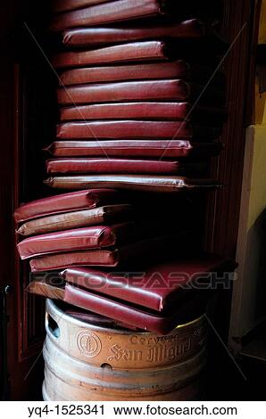 Stock Image - Bar La Naveta, Nava, Asturias, Spain. Fotosearch