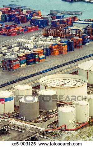 Stock Photography - Barcelona Harbour, Catalonia, Spain. Fotosearch