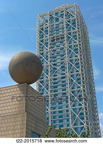 Barcelona (Spain). Hotel Arts in Barcelona. View Large Photo Image Stock Photo - Barcelona (Spain). Hotel Arts in Barcelona.. Fotosearch