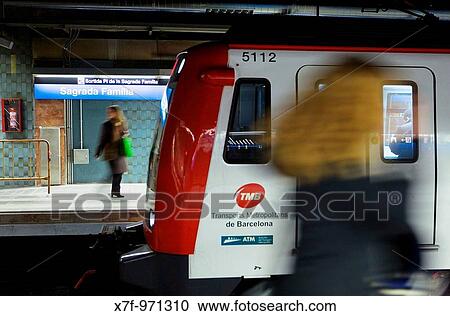 Barcelona: subway Sagrada Familia station View Large Photo Image Stock Image - Barcelona: subway Sagrada Familia station. Fotosearch