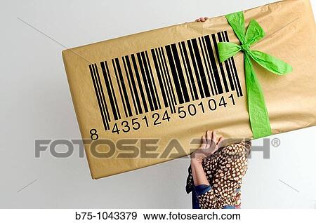 Stock Photo - Barcode, gift, concept. Fotosearch