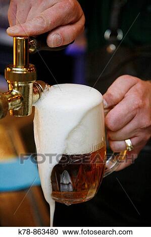 Barman pouring beer at U Vejvodu Beer Hall and restaurant, Stare Mesto, Prague, Czech Republic View Large Photo Image Stock Image - Barman pouring beer at U Vejvodu Beer Hall and restaurant, Stare Mesto, Prague, Czech Republic. Fotosearch
