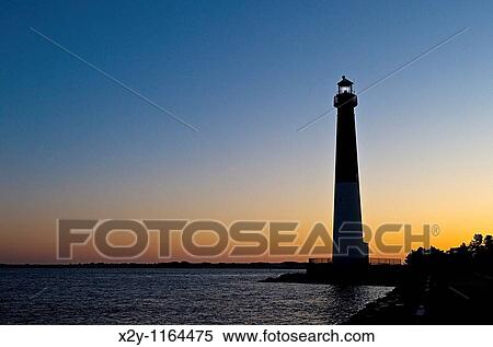 Barnegat Lighthouse, Long Beach Island, New Jersey, USA View Large Photo Image Stock Photography - Barnegat Lighthouse, Long Beach Island, New Jersey, USA. Fotosearch