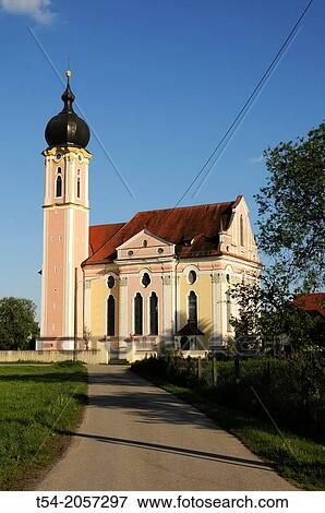 Baroque church in Pless / Lower Allg? u View Large Photo Image Stock Photo - Baroque church in Pless / Lower Allg? u. Fotosearch