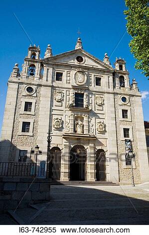 Baroque convent of Santa Teresa (17th century), Avila (city added to the Unesco's World Heritage List in 1985). Castilla-Leon, Spain View Large Photo Image Stock Photography - Baroque convent of Santa Teresa (17th century), Avila (city added to the Unesco's World Heritage List in 1985). Castilla-Leon, Spain. Fotosearch