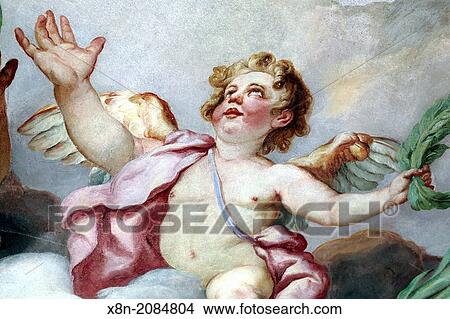 Baroque mural painting in Karlskirche (St. Charles's Church), Vienna, Austria. View Large Photo Image Picture - Baroque mural painting in Karlskirche (St. Charles's Church), Vienna, Austria.. Fotosearch