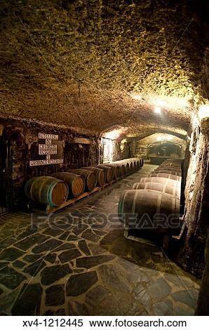 Stock Photography - Barrels of wine at Heredad Ugarte Rioja Winery Laguardia La Rioja Alava Spain. Fotosearch