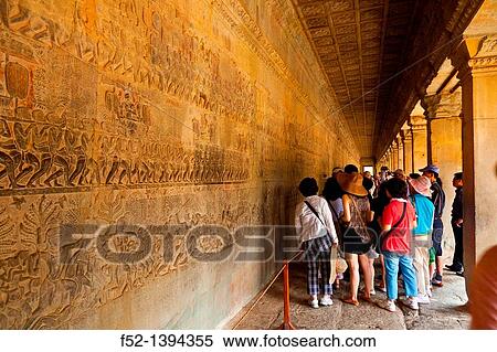 Bas-reliefs Angkor Wat Temple Angkor Siem Reap town, Siem Reap province, Cambodia, Asia. View Large Photo Image Stock Photography - Bas-reliefs Angkor Wat Temple Angkor Siem Reap town, Siem Reap province, Cambodia, Asia.. Fotosearch
