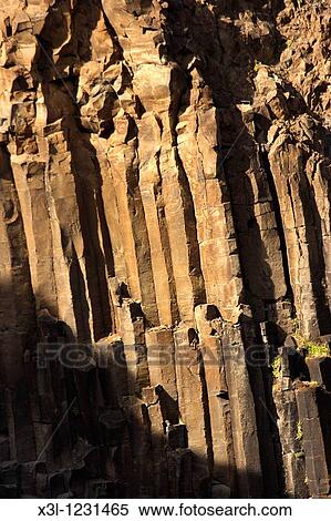 Basalt columns in Svartifoss waterfall Skaftafell National Park Iceland View Large Photo Image Stock Photography - Basalt columns in Svartifoss waterfall Skaftafell National Park Iceland. Fotosearch