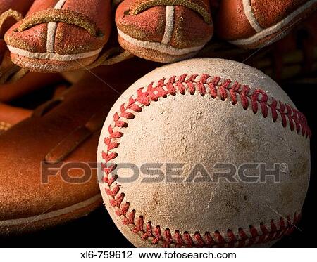Baseball and glove View Large Photo Image Stock Image - Baseball and glove. Fotosearch