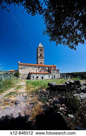 Basilica della Santissima Trinit? di Saccargia (Basilica of the Holy Trinity of Saccargia), Codrongianos, Sassari Province, Sardinia, Sardegna, Italy, Europe View Large Photo Image Stock Image - Basilica della Santissima Trinit? di Saccargia (Basilica of the Holy Trinity of Saccargia), Codrongianos, Sassari Province, Sardinia, Sardegna, Italy, Europe. Fotosearch