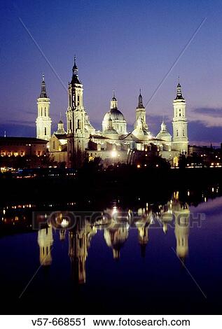 Basilica of Nuestra Seora del Pilar, Zaragoza. Aragon, Spain View Large Photo Image Stock Image - Basilica of Nuestra Seora del Pilar, Zaragoza. Aragon, Spain. Fotosearch